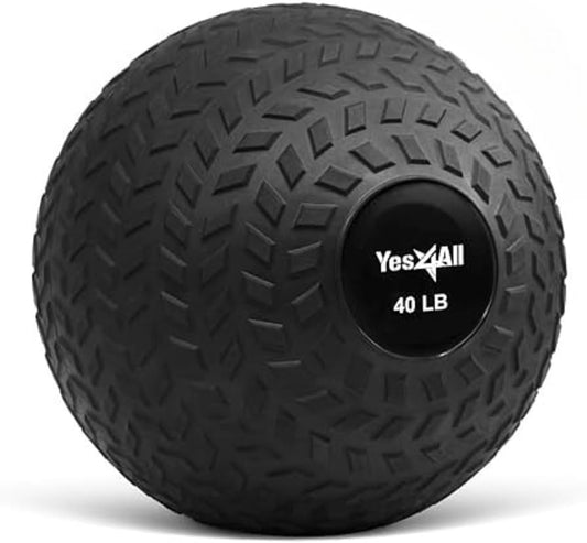 Slam Balls, 10-40Lb Medicine Ball Weight, Durable PVC Sand Filled Workout Dynamic Medicine Ball for Core Strengthen